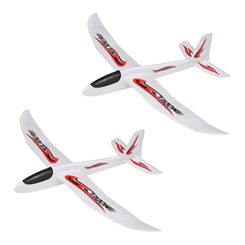 CVUTOVO 2Stücke Handwurf Flugzeug Fliegende Glider für Hand Augen Koordination für Flugzeugpartys und Geburtstagsgeschenke von CVUTOVO