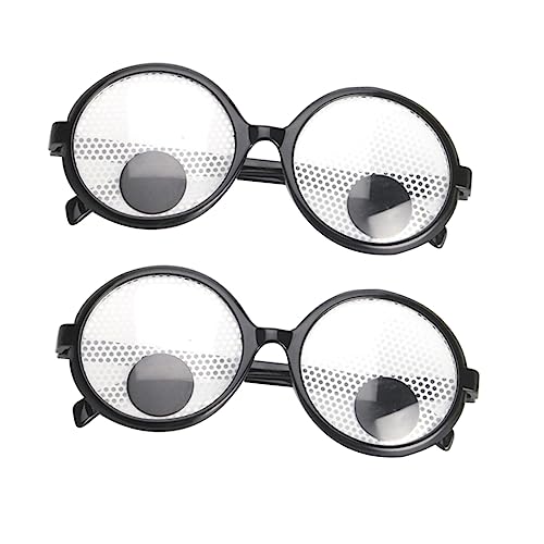CVUTOVO 2Stücke Kreative Partybrillen Lustige Kostüm Requisiten für Unvergessliche bei Halloween und Mottopartys Unisex Design für Erwachsene von CVUTOVO