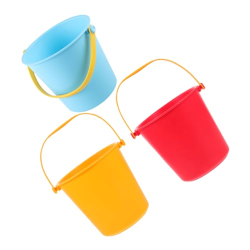 CVUTOVO 3 Stück Teiliges Sandspielzeug für Eimer für Strand und Garten für Outdoor Aktivitäten Robustes Design Einfache Handhabung Sommer Spaß mit Freunden von CVUTOVO