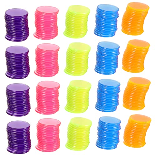CVUTOVO 300 Stück Bingo Zählchips Farbige Transparente Spielchips für Bingo Spiele Party Zubehör und Pokerabende Kunststoffmarker für Mehr Spaß und Freude CVUTOVO 300 Stück Bingo Zählchips Farbige Transparente Spielchips für Bingo Spiele Party Zubehör und Pokerabende Kunststoffmarker für Mehr Spaß und Freude von CVUTOVO