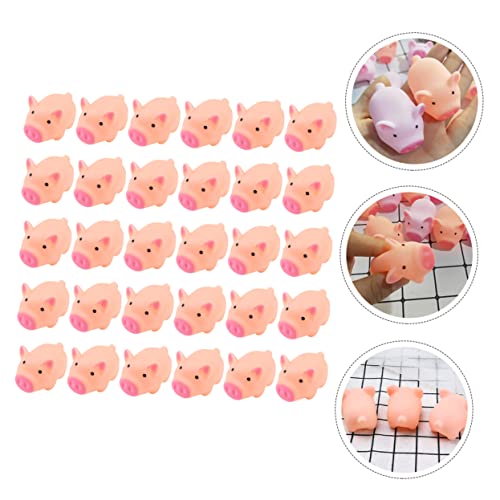 CVUTOVO 30Stücke Lustige Schwein Squeeze Toys Stressabbau für Hochwertiges Dekompressionsspielzeug Perfektes für Stressbewältigung und Entspannung von CVUTOVO