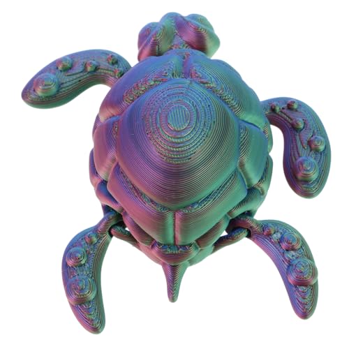 CVUTOVO 3D -Druckschildkrötenmodell realistisch für Meeresschildkröten-Statue Tiermodell kleine Tierfiguren Modelltier künstliches Schildkrötenmodell Simulation Tierfigur Plastik von CVUTOVO