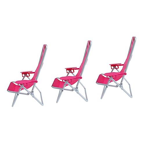 CVUTOVO 3Stücke Strandstuhl Klappbare Mini Lounge Stühle für Puppenhaus Dekoration Faltbare Möbel für Miniaturhäuser für Puppenliebhaber CVUTOVO 3Stücke Strandstuhl Klappbare Mini Lounge Stühle für Puppenhaus Dekoration Faltbare Möbel für Miniaturhäuser für Puppenliebhaber von CVUTOVO