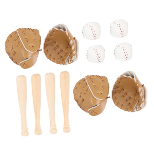 CVUTOVO 4 Sätze Puppenhaus Baseball Rollenspielset Vorgeben, Playset Mini-sportgeräte Vorgibt Miniatur-sportartikel Baseball-partygeschenke Mini -baseballschläger Hölzern Khaki CVUTOVO 4 Sätze Puppenhaus Baseball Rollenspielset Vorgeben, Playset Mini-sportgeräte Vorgibt Miniatur-sportartikel Baseball-partygeschenke Mini -baseballschläger Hölzern Khaki von CVUTOVO