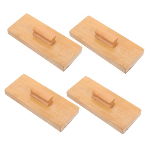 CVUTOVO 4 Stück Holzkastagnetten: Sandblöcke Für Kinder – Schlaginstrument Mit Ergonomischem Griff – Für Musikunterricht, Kleinkindaktivitäten Und Kreatives Spielen CVUTOVO 4 Stück Holzkastagnetten: Sandblöcke Für Kinder – Schlaginstrument Mit Ergonomischem Griff – Für Musikunterricht, Kleinkindaktivitäten Und Kreatives Spielen von CVUTOVO