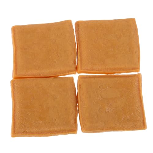 CVUTOVO 4 Stück Kreatives Teiliges Fake Tofu Modell Realistisches Deko Element für Restaurant für Simulationen und Detailreiche Nachbildung von Tofu für Ansprechende Displays CVUTOVO 4 Stück Kreatives Teiliges Fake Tofu Modell Realistisches Deko Element für Restaurant für Simulationen und Detailreiche Nachbildung von Tofu für Ansprechende Displays von CVUTOVO