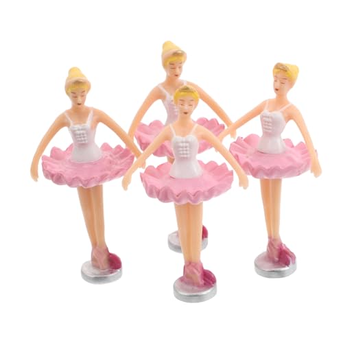 CVUTOVO 4 Stücke Elegante Ballett Prinzessin Puppen Für Spieluhr Spinning Ballerina Figuren Dekorative Spieluhr Zubehör Für Mädchen von CVUTOVO