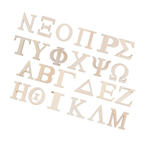 CVUTOVO 48 Stück Teiliges aus Holz mit Griechischen Lernspielzeug für Sprache und Sicheres Natürliches Holz für Interaktive Wortspiele und Alphabetübungen CVUTOVO 48 Stück Teiliges aus Holz mit Griechischen Lernspielzeug für Sprache und Sicheres Natürliches Holz für Interaktive Wortspiele und Alphabetübungen von CVUTOVO