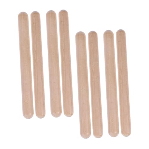 CVUTOVO 4Paare Musik Sticks Pädagogische aus Hochwertigem für Rhythmische Spiele und Musikalische Aktivitäten für Kleine Teiliges CVUTOVO 4Paare Musik Sticks Pädagogische aus Hochwertigem für Rhythmische Spiele und Musikalische Aktivitäten für Kleine Teiliges von CVUTOVO
