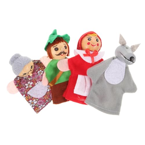 CVUTOVO 4Stücke Teiliges Fingerpuppen für Tierische Puppenspielzeuge Geschichten und Interaktion für Feiern und Kreative Spielzeiten CVUTOVO 4Stücke Teiliges Fingerpuppen für Tierische Puppenspielzeuge Geschichten und Interaktion für Feiern und Kreative Spielzeiten von CVUTOVO