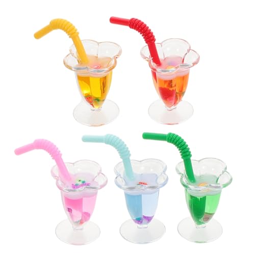CVUTOVO 5 Stück Getränke Teilig für Puppenhaus Realistische Fake Drinks Dekoration Fotografie Szenen Kreative Displays CVUTOVO 5 Stück Getränke Teilig für Puppenhaus Realistische Fake Drinks Dekoration Fotografie Szenen Kreative Displays von CVUTOVO