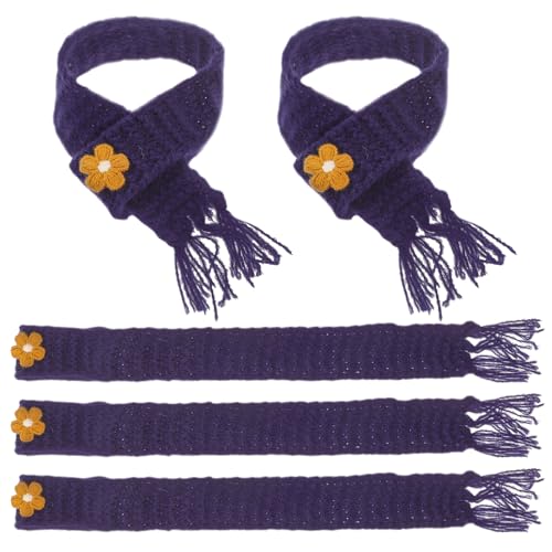 CVUTOVO 5 Stück Miniaturschal für Puppen Niedliche Dekoration aus Weichem Garn Anpassbar für DIY Puppen Weinflaschen und Kleine Objekte CVUTOVO 5 Stück Miniaturschal für Puppen Niedliche Dekoration aus Weichem Garn Anpassbar für DIY Puppen Weinflaschen und Kleine Objekte von CVUTOVO