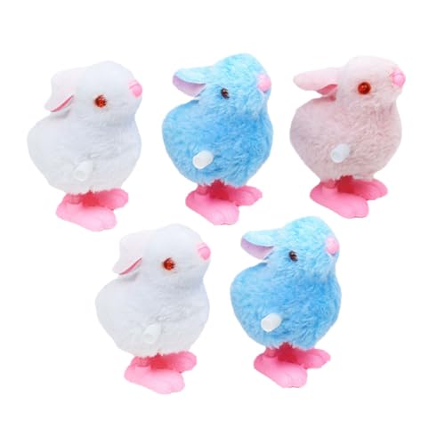 CVUTOVO 5 Stück Uhrwerk Kaninchen Für Kleinkinder Kinderspielzeug Kleinkindspielzeug Partygeschenke Lernspielzeug Kinderspielzeug Plüschhasen Hasen Kindergeschenk CVUTOVO 5 Stück Uhrwerk Kaninchen Für Kleinkinder Kinderspielzeug Kleinkindspielzeug Partygeschenke Lernspielzeug Kinderspielzeug Plüschhasen Hasen Kindergeschenk von CVUTOVO