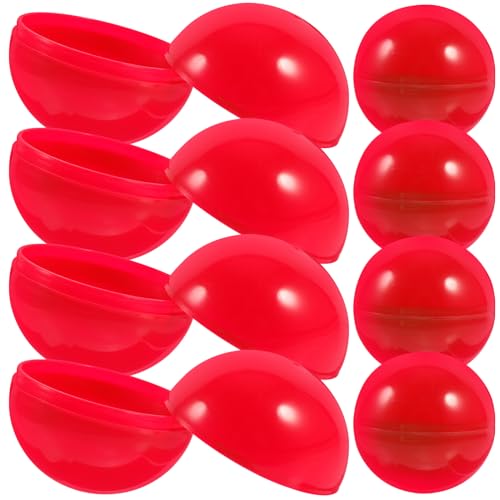 CVUTOVO 50 Stück Aktivitätslotteriekugeln Bunte Hohlkugeln Durchmesser für Partyspiele und Veranstaltungen für Tombola und Spielerequisiten Rot CVUTOVO 50 Stück Aktivitätslotteriekugeln Bunte Hohlkugeln Durchmesser für Partyspiele und Veranstaltungen für Tombola und Spielerequisiten Rot von CVUTOVO