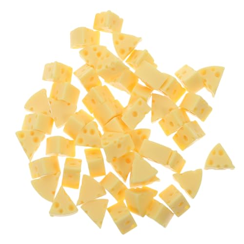 CVUTOVO 50 Stück Miniatur Käse Modell Realistische Fake Food Miniatur für DIY Küchen Dekoration Fotografie Requisiten Heimdekoration und Kreative Projekte CVUTOVO 50 Stück Miniatur Käse Modell Realistische Fake Food Miniatur für DIY Küchen Dekoration Fotografie Requisiten Heimdekoration und Kreative Projekte von CVUTOVO