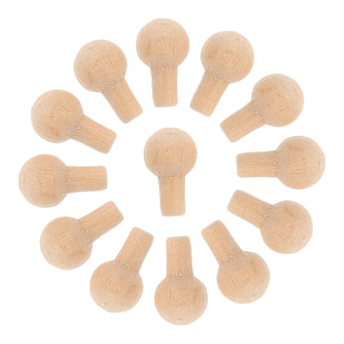 CVUTOVO 50 Stück Teiliges Miniatur Möbelknöpfe Vintage Stil Robuste Kleine Holzgriffe für Puppenhaus Türen Vielseitig Einsetzbare DIY Accessoires für Miniaturmöbel und von CVUTOVO