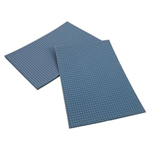 CVUTOVO 6 Blätter Miniatur Dachziegel DIY Sandtisch Zubehör für Modellbau Miniaturgärten und Kreative Bastelprojekte PVC Maßstab von CVUTOVO