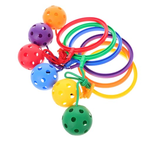 CVUTOVO 6 Stück Flummi überspringen Sprungball am Knöchel Sprungball für Knöchel für Bälle für hüpfen Kinderspielzeug Hüpfball für Springspiel Plastik CVUTOVO 6 Stück Flummi überspringen Sprungball am Knöchel Sprungball für Knöchel für Bälle für hüpfen Kinderspielzeug Hüpfball für Springspiel Plastik von CVUTOVO