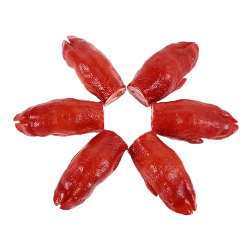 CVUTOVO 6 Stück Realistische Mini Schweinefüße Modell Simulierte Deko für Restaurant Lebensnahe Lebensmittel Requisiten für Kreative Displays CVUTOVO 6 Stück Realistische Mini Schweinefüße Modell Simulierte Deko für Restaurant Lebensnahe Lebensmittel Requisiten für Kreative Displays von CVUTOVO