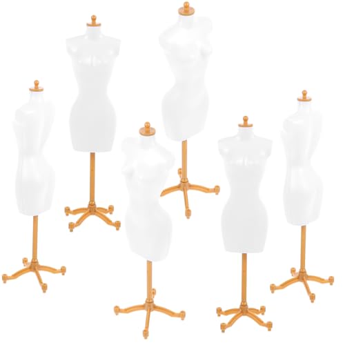 CVUTOVO 6 Stück Teiliges Puppen Mannequin Ständer Kleiderbügel für Puppen Zubehör für Puppenhaus und Puppenkleidung Stabil und Sicher für Präsentation von Puppenkleidern CVUTOVO 6 Stück Teiliges Puppen Mannequin Ständer Kleiderbügel für Puppen Zubehör für Puppenhaus und Puppenkleidung Stabil und Sicher für Präsentation von Puppenkleidern von CVUTOVO