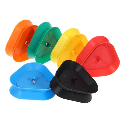 CVUTOVO 6 Stück Triangularer Kartenhalter für Freihändiges Farbiges Zubehör für Poker und Kartenspiele für Senioren CVUTOVO 6 Stück Triangularer Kartenhalter für Freihändiges Farbiges Zubehör für Poker und Kartenspiele für Senioren von CVUTOVO