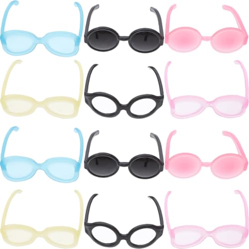 CVUTOVO 60 Stück Puppenbrillen mit Miniatur Accessoires für Puppen Bunte Plastikbrillen für Rollenspiele und DIY Projekte Puppenzubehör für Kreative Zufällige Farbe CVUTOVO 60 Stück Puppenbrillen mit Miniatur Accessoires für Puppen Bunte Plastikbrillen für Rollenspiele und DIY Projekte Puppenzubehör für Kreative Zufällige Farbe von CVUTOVO