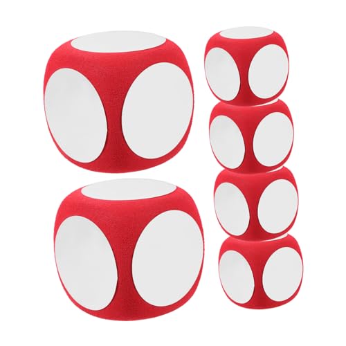 CVUTOVO 6Stücke DIY Abgerundete Schaumstoffwürfel Leere und Löschbare Spielwürfel für Lernspiele für Schulaktivitäten und Familienfeiern Leicht und Langlebig CVUTOVO 6Stücke DIY Abgerundete Schaumstoffwürfel Leere und Löschbare Spielwürfel für Lernspiele für Schulaktivitäten und Familienfeiern Leicht und Langlebig von CVUTOVO