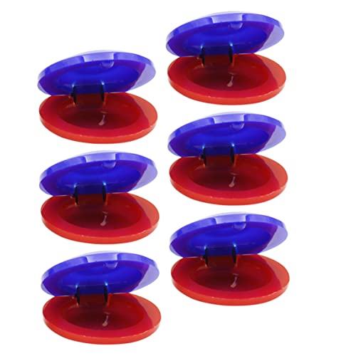 CVUTOVO 6stücke Teiliges Kastagnetten Für Mädchen Rote Und Blaue Percussion Instrumente Musikalität Vorschule Und Leicht Zu Handhaben CVUTOVO 6stücke Teiliges Kastagnetten Für Mädchen Rote Und Blaue Percussion Instrumente Musikalität Vorschule Und Leicht Zu Handhaben von CVUTOVO
