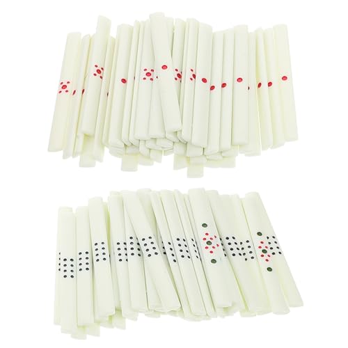 CVUTOVO 88 Stück Teiliges Tragbares Mahjong Punktesystem für Chinesische Mahjong Spiele Zählstangen Zubehör für Familienabende und Spielzimmer CVUTOVO 88 Stück Teiliges Tragbares Mahjong Punktesystem für Chinesische Mahjong Spiele Zählstangen Zubehör für Familienabende und Spielzimmer von CVUTOVO