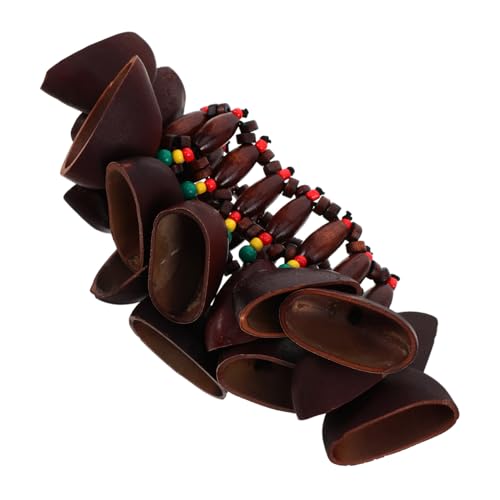 CVUTOVO Afrikanisches Tribal Armband Nussschalen Rassel Handpercussion Schmuck Männer Musikinstrument Trommelbegleitung Traditionell Multifunktional Kulturell Akustisch Reizvoll CVUTOVO Afrikanisches Tribal Armband Nussschalen Rassel Handpercussion Schmuck Männer Musikinstrument Trommelbegleitung Traditionell Multifunktional Kulturell Akustisch Reizvoll von CVUTOVO