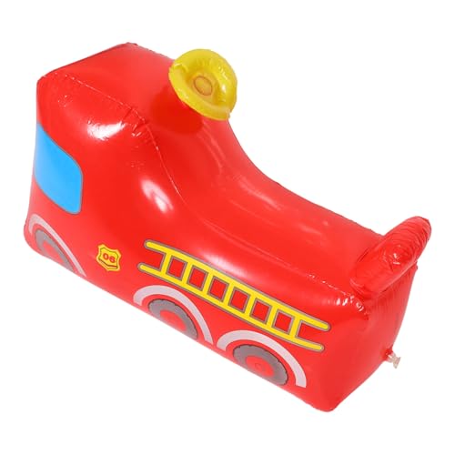 CVUTOVO Aufblasbares Feuerwehrfahrzeug für PVC Kindersitzspielzeug im Feuerwehrdesign für Garten und Outdoor Aktivitäten Geeignet für Jahre Rot CVUTOVO Aufblasbares Feuerwehrfahrzeug für PVC Kindersitzspielzeug im Feuerwehrdesign für Garten und Outdoor Aktivitäten Geeignet für Jahre Rot von CVUTOVO