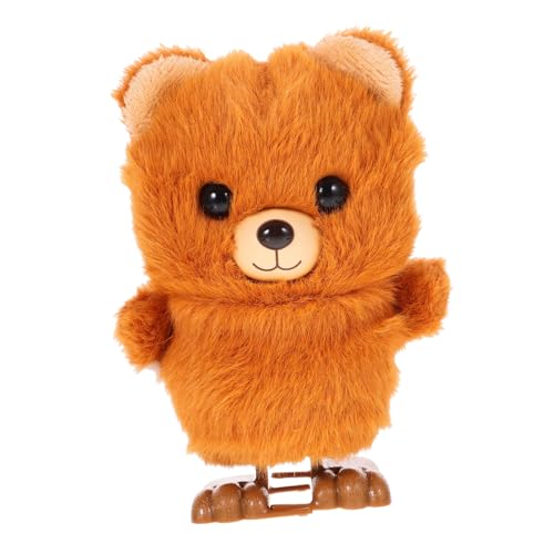 CVUTOVO Aufziehbarer Mechanischer Plüschbär Wind up Laufender Bär Party Geschenk Robust und Handlich für Jungen Mädchen von CVUTOVO