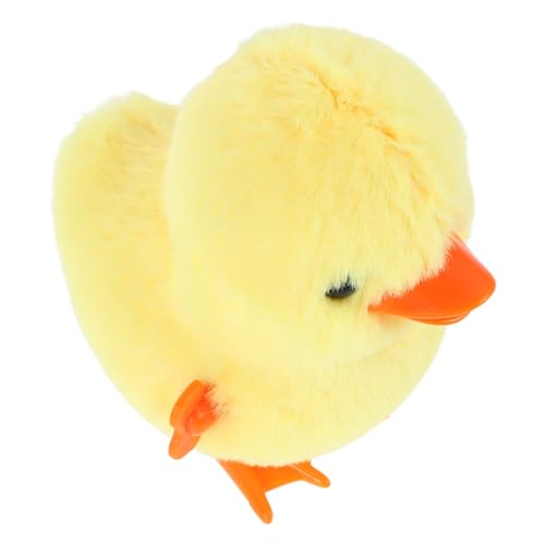 CVUTOVO Aufziehspielzeug Entzückende Plüschente mit Springender für Kleinkinder Interaktives Tier für Jungen und Mädchen Perfektes für Ostern von CVUTOVO