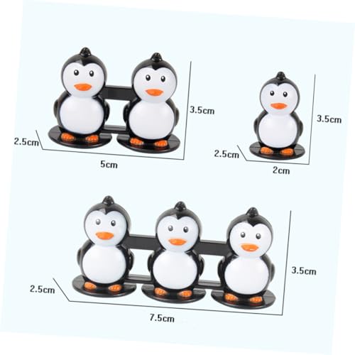 CVUTOVO Balance Pinguin wippe für Robustem Kunststoff Interaktives Balancespielzeug Gleichgewicht und Kreativität für Eltern Junge Mädchen Spiel und Gehirntraining von CVUTOVO