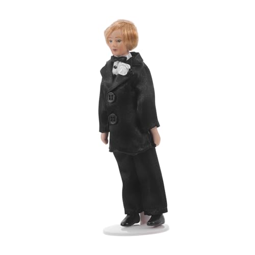 CVUTOVO Bräutigampuppe Zahlen Outfit romantische Figuren Leute aus dem Puppenhaus für Paar Figur Paarfiguren aus Keramik Paar Keramikfigur Kuchendekoration Puppenhauszubehör Stoff Schwarz CVUTOVO Bräutigampuppe Zahlen Outfit romantische Figuren Leute aus dem Puppenhaus für Paar Figur Paarfiguren aus Keramik Paar Keramikfigur Kuchendekoration Puppenhauszubehör Stoff Schwarz von CVUTOVO