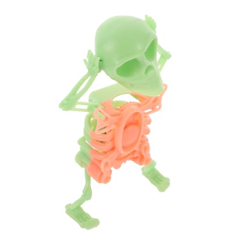 CVUTOVO Drehbares Tanzendes Skelettspielzeug Mini Druck Schüttel Skelettpuppe für Halloween Witzige Geburtstagsdekoration Grünes Tischspielzeug für Büro und Zuhause CVUTOVO Drehbares Tanzendes Skelettspielzeug Mini Druck Schüttel Skelettpuppe für Halloween Witzige Geburtstagsdekoration Grünes Tischspielzeug für Büro und Zuhause von CVUTOVO