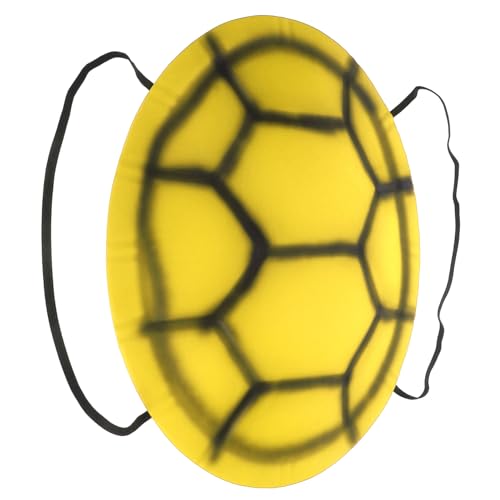 CVUTOVO Eva Schildkrötenkostüm für Leuchtend Gelbe Tortoise Shell Verkleidung für Halloween Karneval und Rollenspiele Leichtes und Bequemes Accessoire für Unvergesslichen Spaß von CVUTOVO