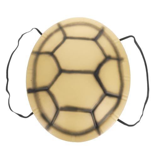CVUTOVO Eva Schildkrötenpanzer Cosplay Kostüm Zubehör Leichtes Bequemes Tortoise Shell für Halloween Partys Karneval und Rollenspiele Sanftem Gelb von CVUTOVO