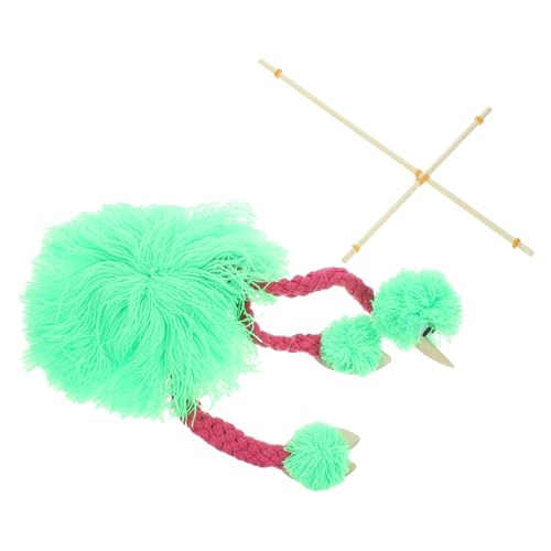 CVUTOVO Flamingo Marionette aus Plüsch Interaktive Tierpuppe für Kreative Aufführungen und Situationsspiele Zufälliger Farbe Wiederverwendbar und Langlebig von CVUTOVO