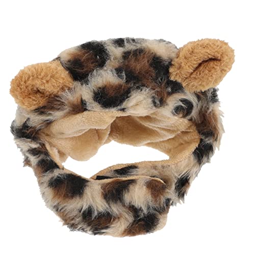 CVUTOVO Halloween Hut Mit Plüsch-löwenkopf Verstellbar Für Hunde Und Katzen Kostüm-accessoires Für Partys Und Feiertage Und Auffällig von CVUTOVO