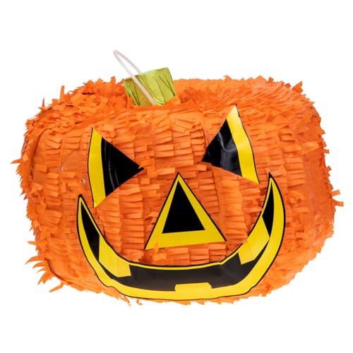 CVUTOVO Halloween Piñata Kürbis Design Faltbare Deko für Kinderpartys Festlichkeiten und Halloween Feiern für Süßigkeiten und Spielzeugfüllung CVUTOVO Halloween Piñata Kürbis Design Faltbare Deko für Kinderpartys Festlichkeiten und Halloween Feiern für Süßigkeiten und Spielzeugfüllung von CVUTOVO