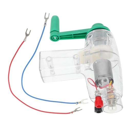 CVUTOVO Handgenerator DIY Bausatz für Wissenschaftliches Experimentierspielzeug Lernförderndes Elektromagnetisches Experimentierkit Montessori Technik Baukasten von CVUTOVO