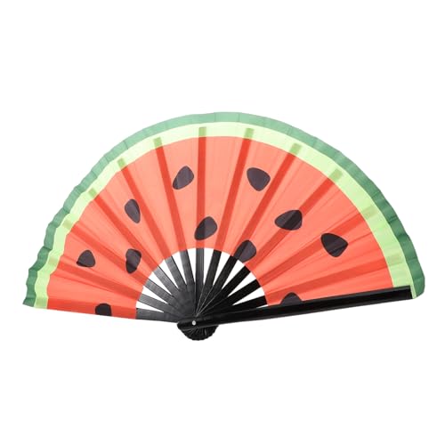 CVUTOVO Handheld Wassermelonen Fächer mit Fluoreszierendem Licht Faltbarer Tanz und Partylüfter für Hochzeiten Festivals und Dekoration Leicht und Tragbar für Kulturelle Anlässe CVUTOVO Handheld Wassermelonen Fächer mit Fluoreszierendem Licht Faltbarer Tanz und Partylüfter für Hochzeiten Festivals und Dekoration Leicht und Tragbar für Kulturelle Anlässe von CVUTOVO