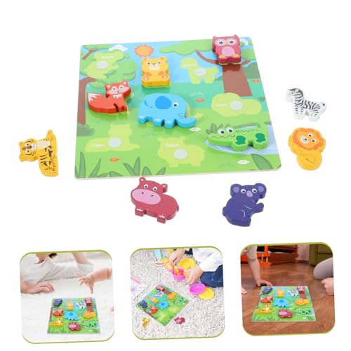 CVUTOVO Holzpuzzle Kleinkinder Pädagogisches Lernspielzeug aus Holz Steckpuzzle zur Farberkennung Sicher und Einfach für Jungen und Mädchen Vorschule CVUTOVO Holzpuzzle Kleinkinder Pädagogisches Lernspielzeug aus Holz Steckpuzzle zur Farberkennung Sicher und Einfach für Jungen und Mädchen Vorschule von CVUTOVO