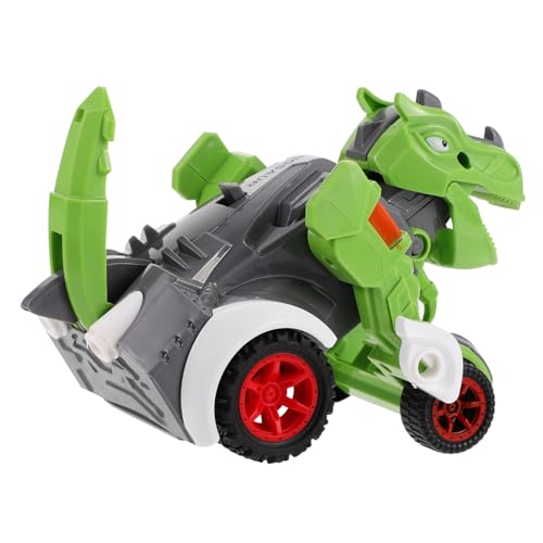 CVUTOVO Inertiales Dino spielzeugauto mit Verwandlungsfunktion Robustes Kunststoffmodell Geburtstagsgeschenk für Motorik und Visuellem Lernen von CVUTOVO