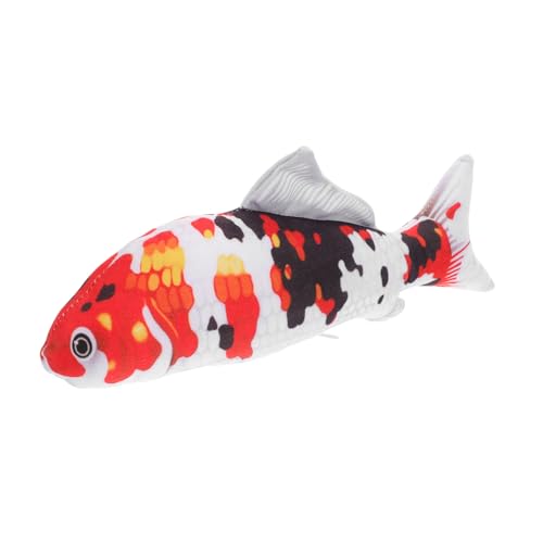 CVUTOVO Kawaii Plüschtier Karpfen Kuschelkissen Weiches Stofftier Fischspielzeug für Haustiere Geburtstag Samtiges Plüschkissen Niedliches Meerestier CVUTOVO Kawaii Plüschtier Karpfen Kuschelkissen Weiches Stofftier Fischspielzeug für Haustiere Geburtstag Samtiges Plüschkissen Niedliches Meerestier von CVUTOVO