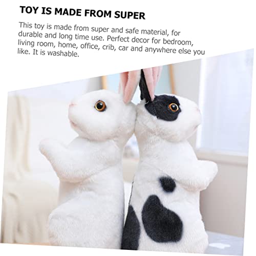 CVUTOVO Kuscheltier Hase Groß Sitzend Weiches Plüschtier Kaninchen Dekoration Kindersicheres Waschbares Kuscheltier für Kinderzimmer und Begleiter zum Einschlafen CVUTOVO Kuscheltier Hase Groß Sitzend Weiches Plüschtier Kaninchen Dekoration Kindersicheres Waschbares Kuscheltier für Kinderzimmer und Begleiter zum Einschlafen von CVUTOVO