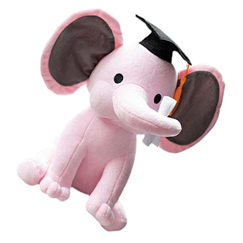 CVUTOVO Lustige Elefant Plüschfigur für Absolventen Niedliches Cartoon Elefantenspielzeug Dekoration für Abschlussfeiern Rosa Plüschtier für Frauen CVUTOVO Lustige Elefant Plüschfigur für Absolventen Niedliches Cartoon Elefantenspielzeug Dekoration für Abschlussfeiern Rosa Plüschtier für Frauen von CVUTOVO