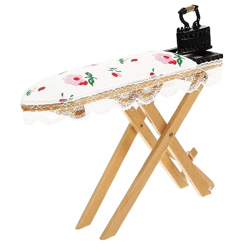CVUTOVO Mini Bügeltisch Dekoration für Puppenhaus Eisenmöbel Robustes Design für Kreatives Zubehör für DIY Projekte Realistische Spielumgebungen CVUTOVO Mini Bügeltisch Dekoration für Puppenhaus Eisenmöbel Robustes Design für Kreatives Zubehör für DIY Projekte Realistische Spielumgebungen von CVUTOVO