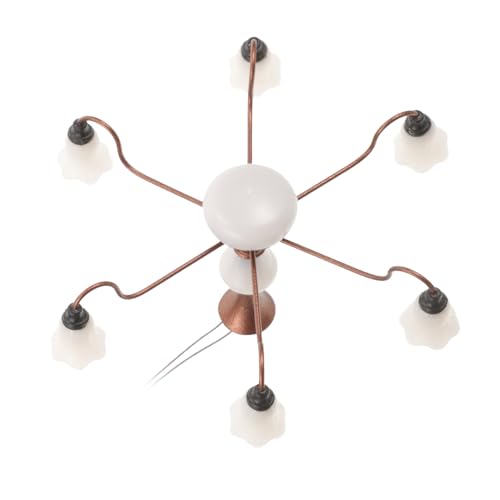 CVUTOVO Mini Deckenleuchte für Puppenhaus Miniatur Hängelampe LED Dekorationslicht für Sandtisch und Modellbau Warmweiß Design für Wohnräume und Miniaturlandschaften CVUTOVO Mini Deckenleuchte für Puppenhaus Miniatur Hängelampe LED Dekorationslicht für Sandtisch und Modellbau Warmweiß Design für Wohnräume und Miniaturlandschaften von CVUTOVO